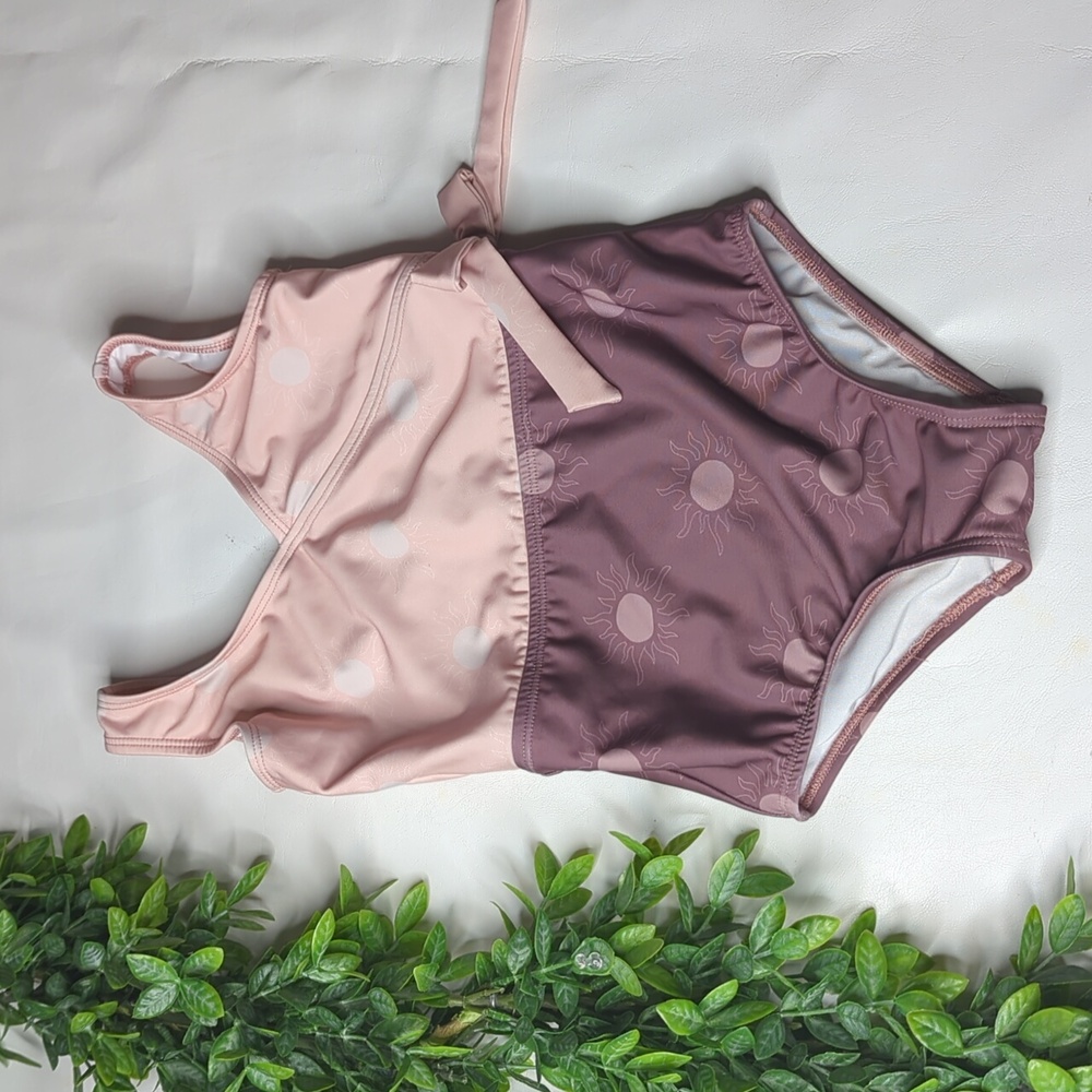 Dot Dot Smile Pink Classic One Piece Swimsuit